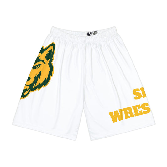 Men’s Sports Shorts Wrestling White