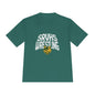 SRVHS Wrestling Tee — Moisture-Wicking Athletic Shirt with Wolf Logo