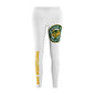 SRV Wrestling Women's Athletic Leggings White Logo & Side Text