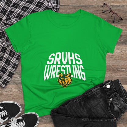 SRVHS Wrestling Women's Tee — School Mascot Team Shirt