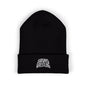 Embroidered Black SRV Wrestling Cuffed Beanie