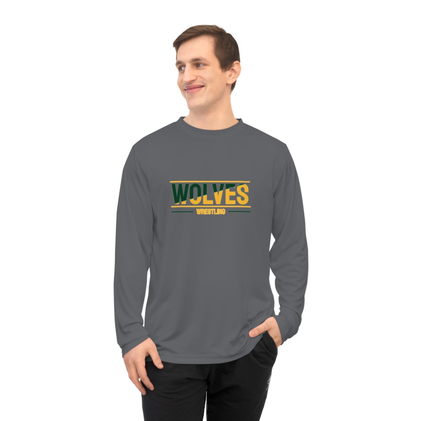 Wolves Wrestling Performance Long Sleeve Shirt