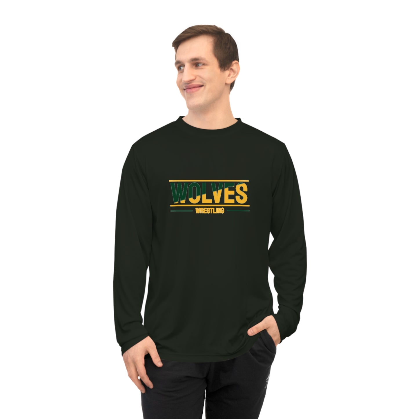 Wolves Wrestling Performance Long Sleeve Shirt
