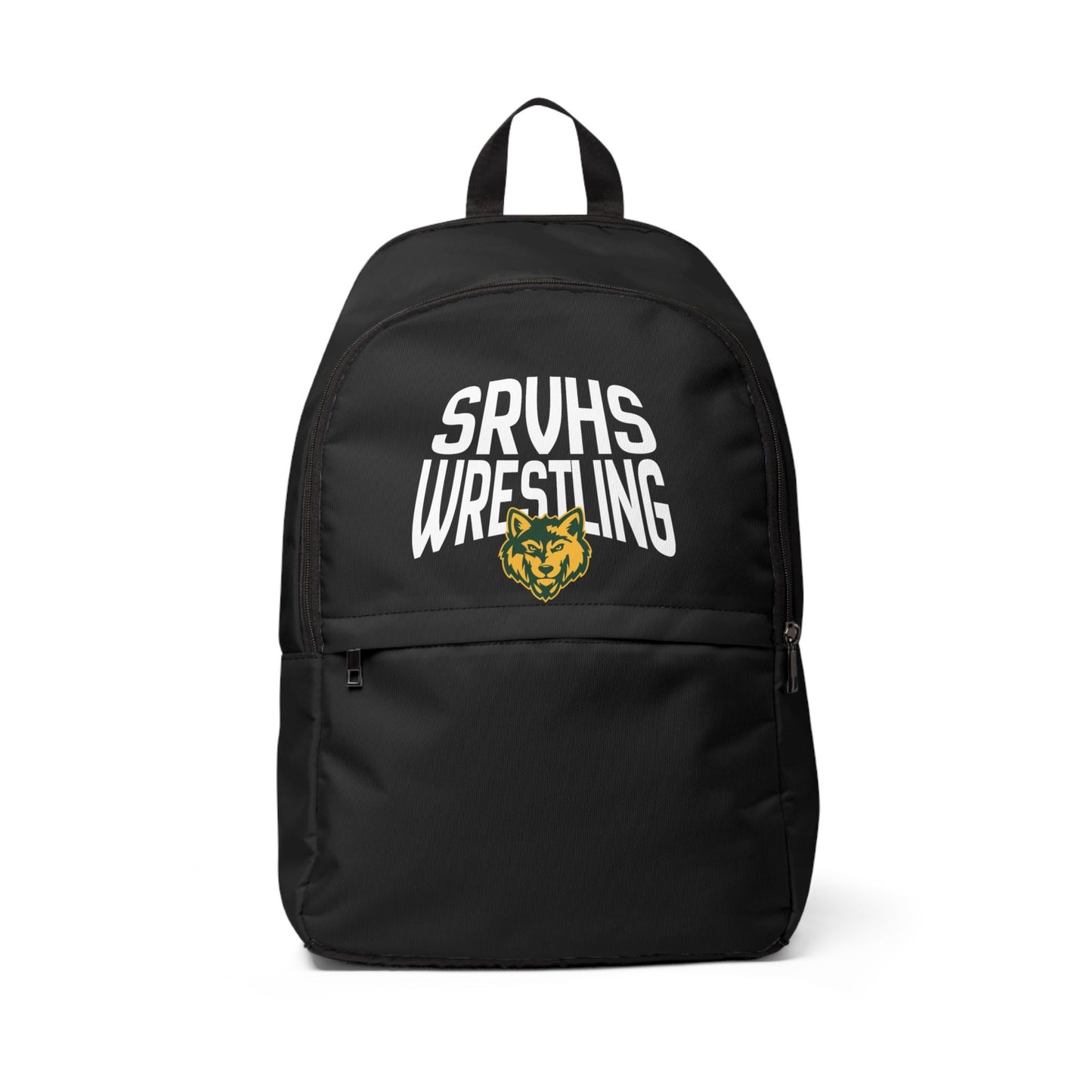 SRVHS Wrestling Logo Backpack — School Team Sports Backpack