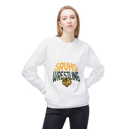 SRVHS Wrestling Crewneck Sweatshirt — School Mascot Pullover