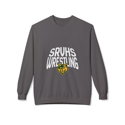 SRVHS Wrestling Crewneck Sweatshirt — School Mascot Pullover