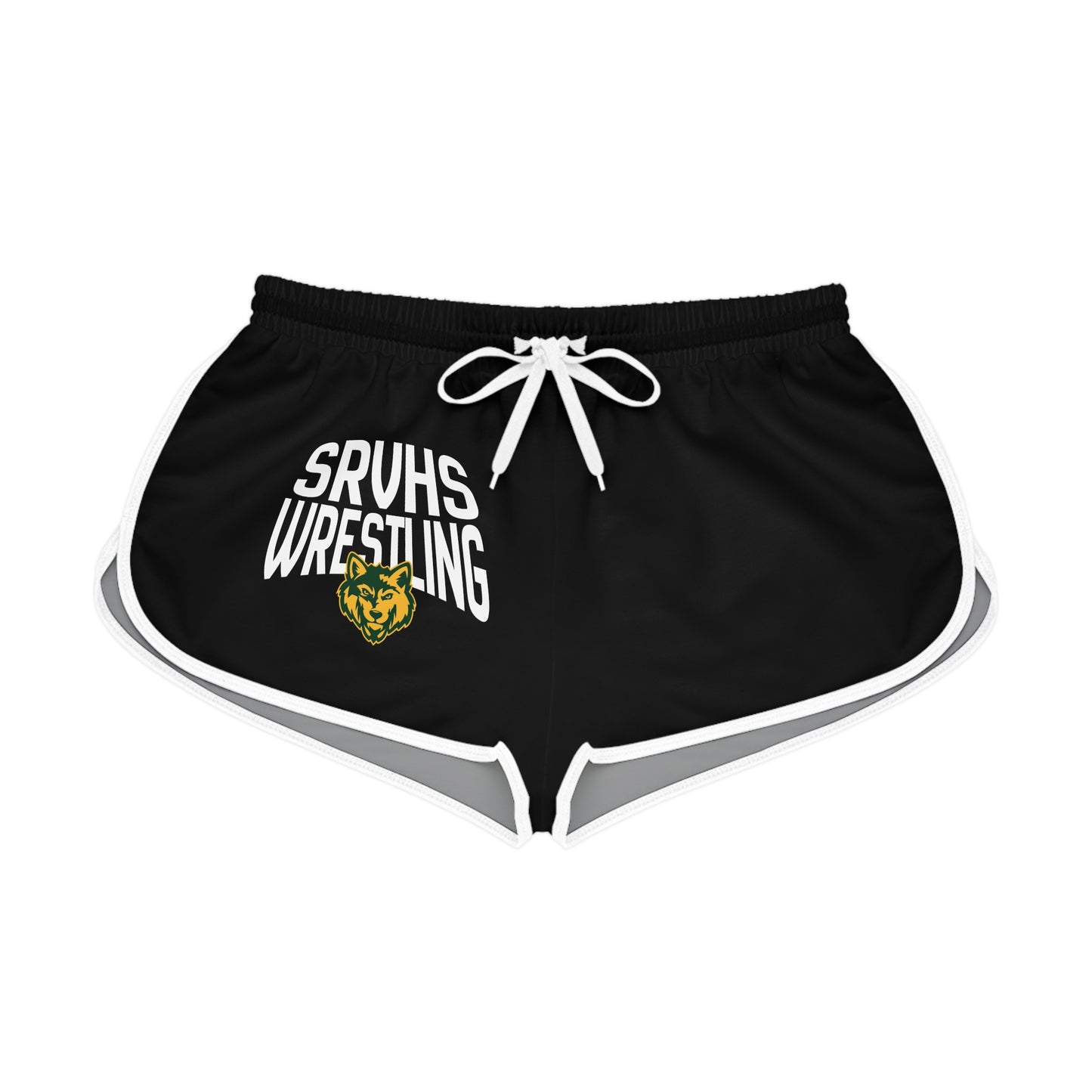 SRVHS Wrestling Women's Relaxed Shorts – School Team Athletic Lounge Shorts Black