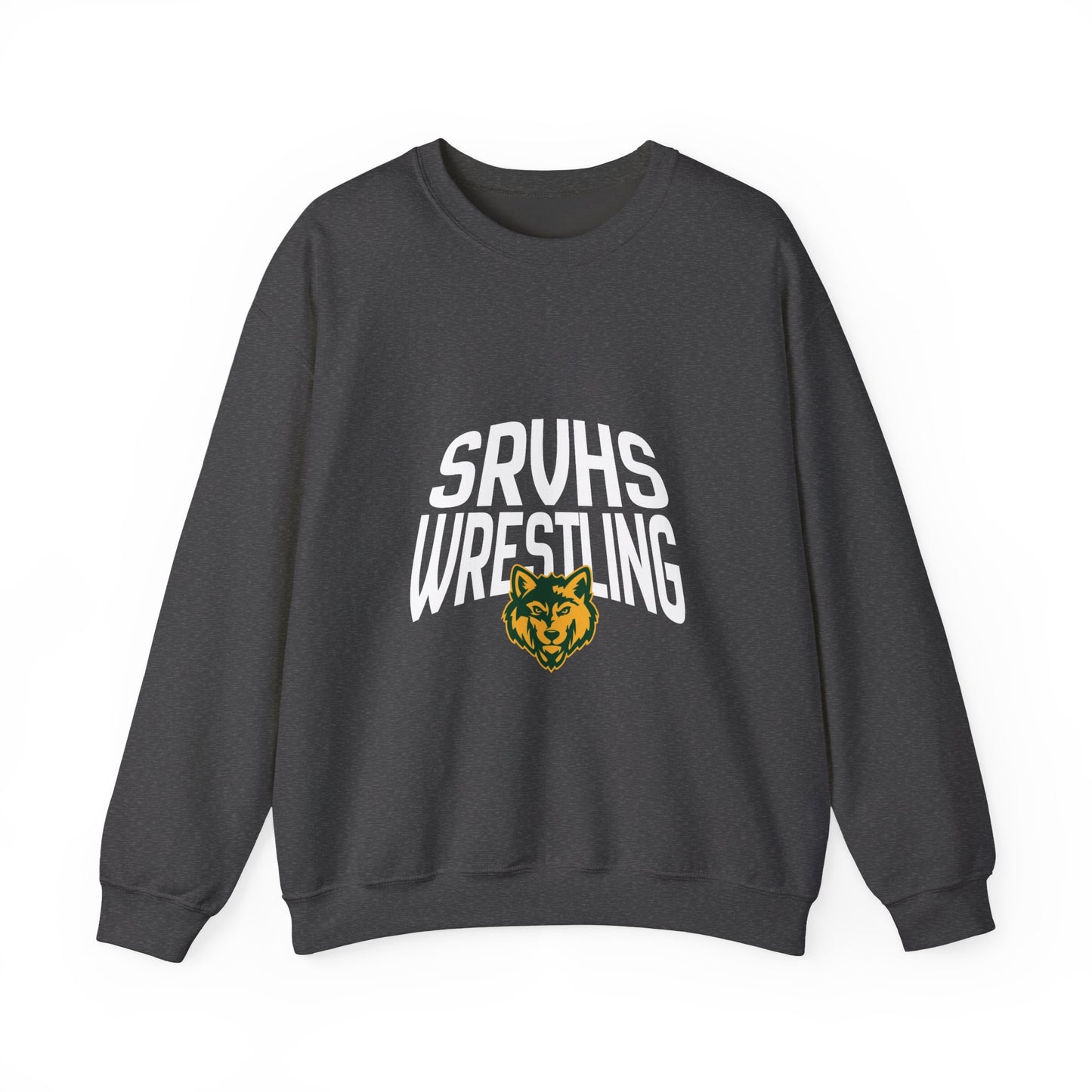 SRVHS Wrestling Crewneck Sweatshirt – School Team Mascot Pullover