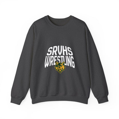 SRVHS Wrestling Crewneck Sweatshirt – School Team Mascot Pullover