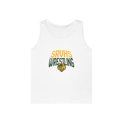 SRVHS Wrestling Tank Top — High School Team Singlet with Wildcat Logo