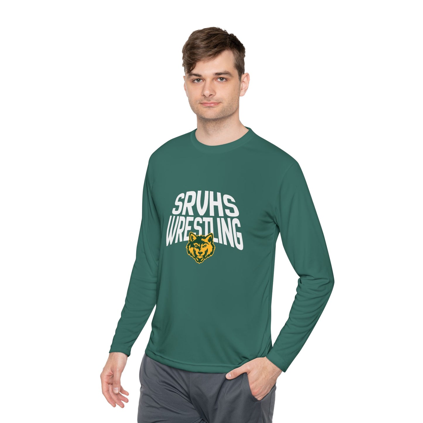 SRVHS Wrestling Long Sleeve Tee — School Team Wrestling Shirt
