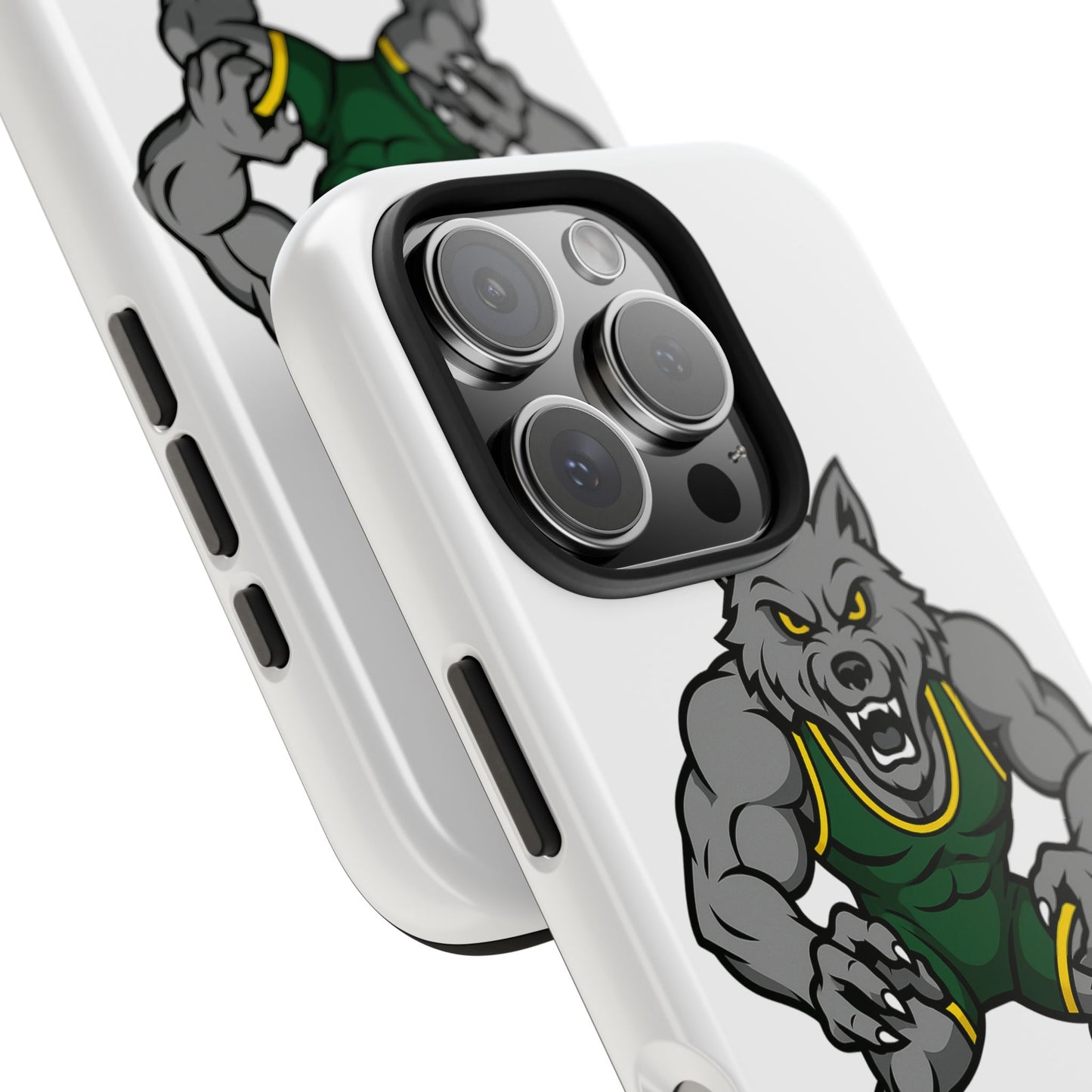 SRV Wrestling Wolf Tough Phone Case — Protective Sports Mascot Design