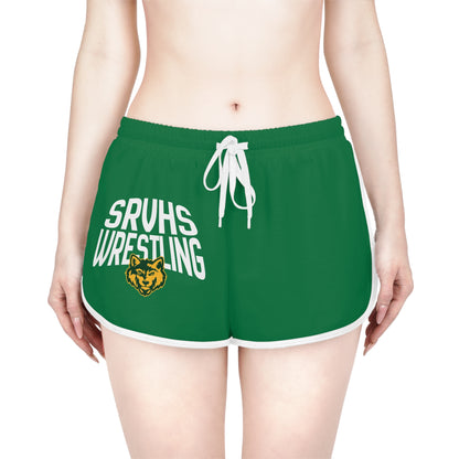 SRVHS Wrestling Women's Relaxed Shorts – School Team Athletic Lounge Shorts Green