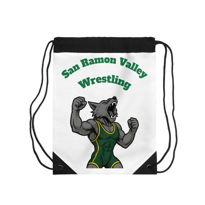 San Ramon Valley Wrestling Wolf Drawstring Bag