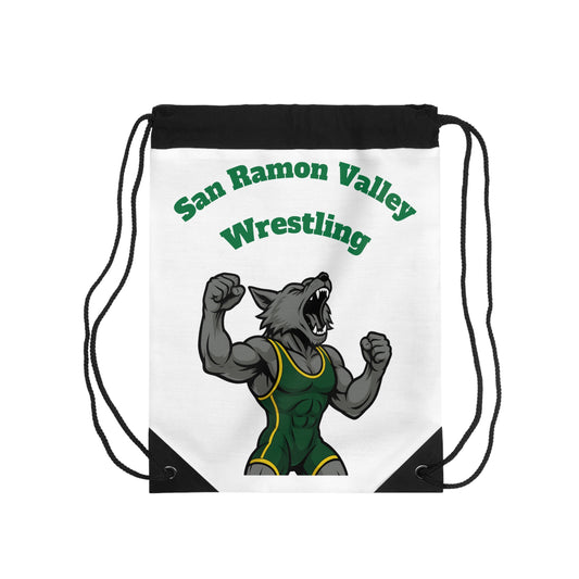 San Ramon Valley Wrestling Wolf Drawstring Bag