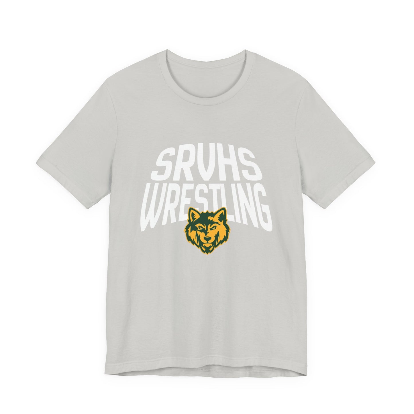 Wolf Crest Graphic Tee — Minimal Small Chest Logo T-Shirt