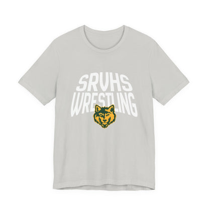 Wolf Crest Graphic Tee — Minimal Small Chest Logo T-Shirt