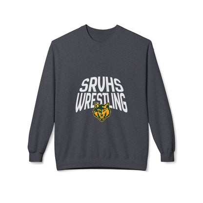 SRVHS Wrestling Crewneck Sweatshirt — School Mascot Pullover