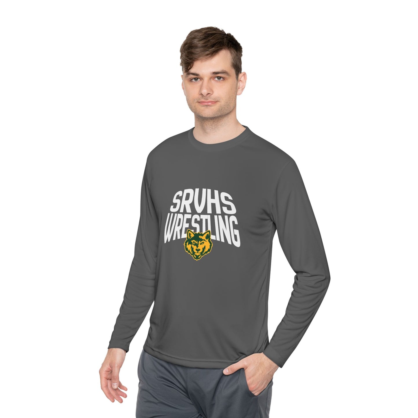 SRVHS Wrestling Long Sleeve Tee — School Team Wrestling Shirt