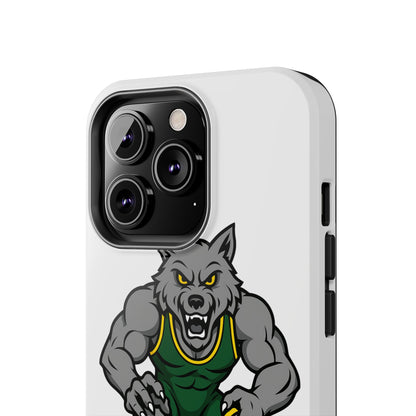 SRV Wrestling Wolf Tough Phone Case — Protective Sports Mascot Design