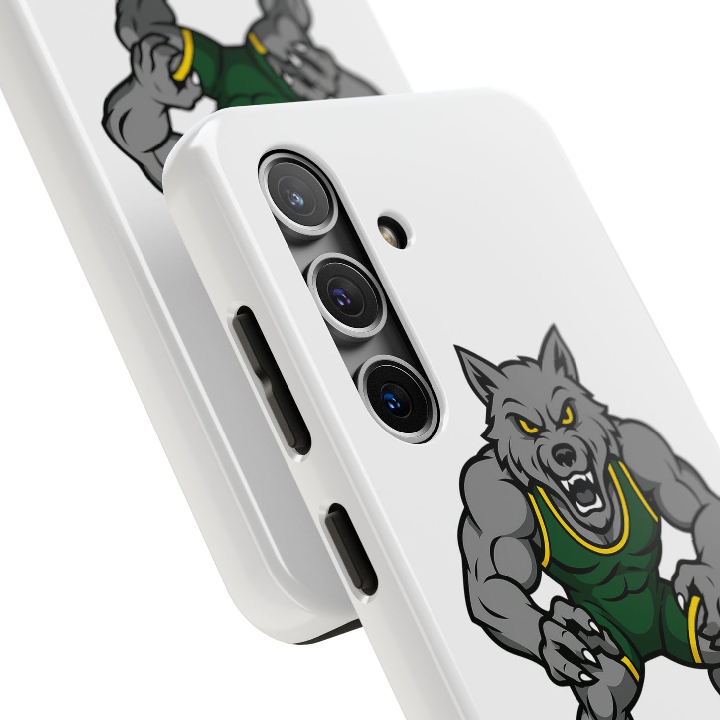 SRV Wrestling Wolf Tough Phone Case — Protective Sports Mascot Design