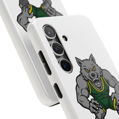 SRV Wrestling Wolf Tough Phone Case — Protective Sports Mascot Design