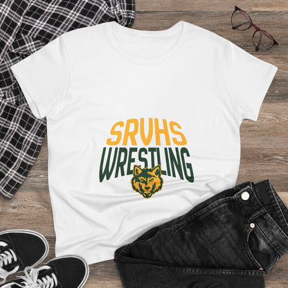SRVHS Wrestling Women's Tee — School Mascot Team Shirt