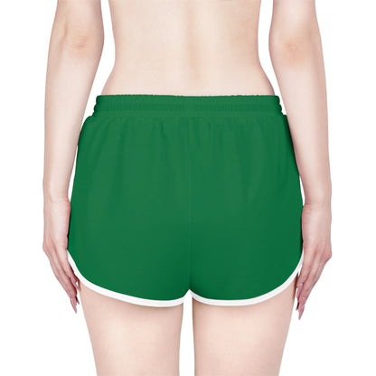 SRVHS Wrestling Women's Relaxed Shorts – School Team Athletic Lounge Shorts Green