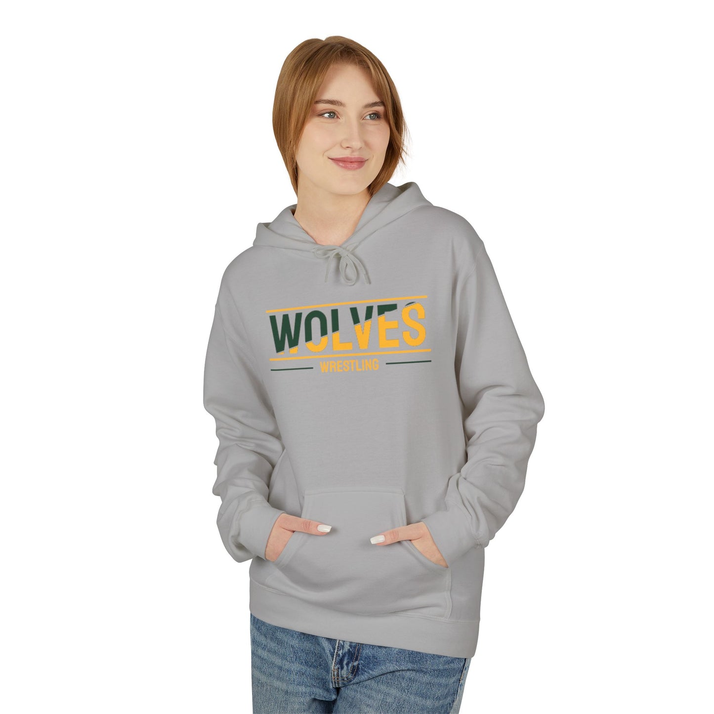 Wolves Wrestling Team Hoodie — School Spirit Athletic Pullover