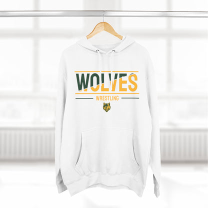 Three-Panel Fleece Hoodie