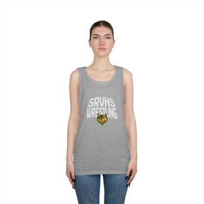 SRVHS Wrestling Tank Top — High School Team Singlet with Wildcat Logo