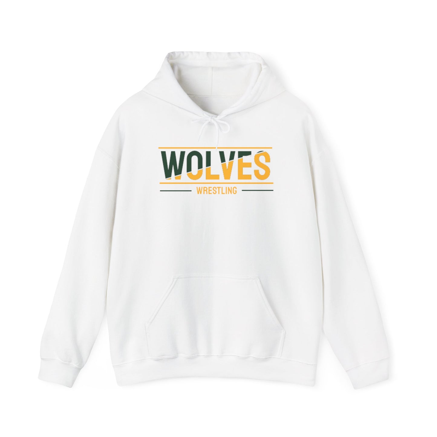 Wolves Wrestling Hoodie — Retro Team Pullover