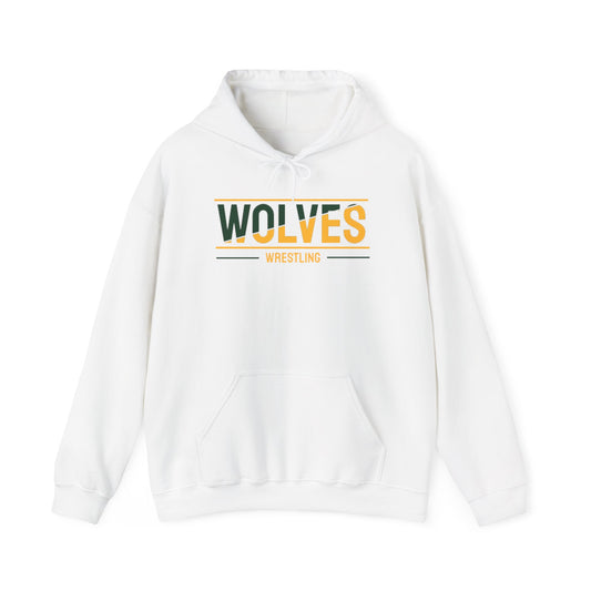 Wolves Wrestling Hoodie — Retro Team Pullover