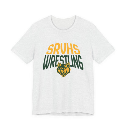 Wolf Crest Graphic Tee — Minimal Small Chest Logo T-Shirt