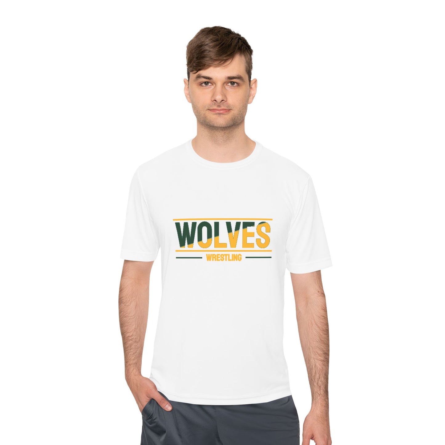 Wolves Wrestling Moisture-Wicking Tee