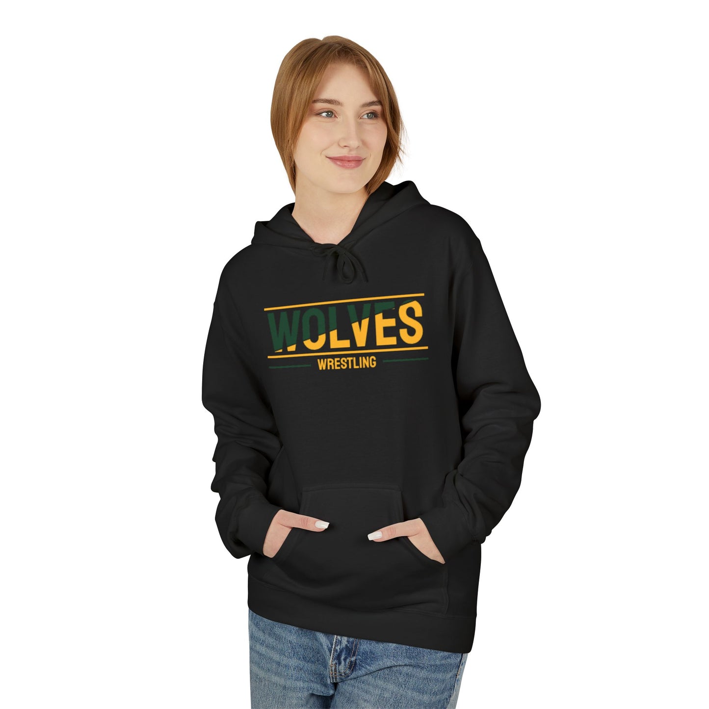 Wolves Wrestling Team Hoodie — School Spirit Athletic Pullover