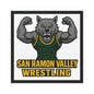 San Ramon Valley Wrestling Wolf Car Magnet — School Spirit Vehicle Decal