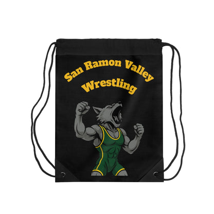 San Ramon Valley Wrestling Wolf Drawstring Bag