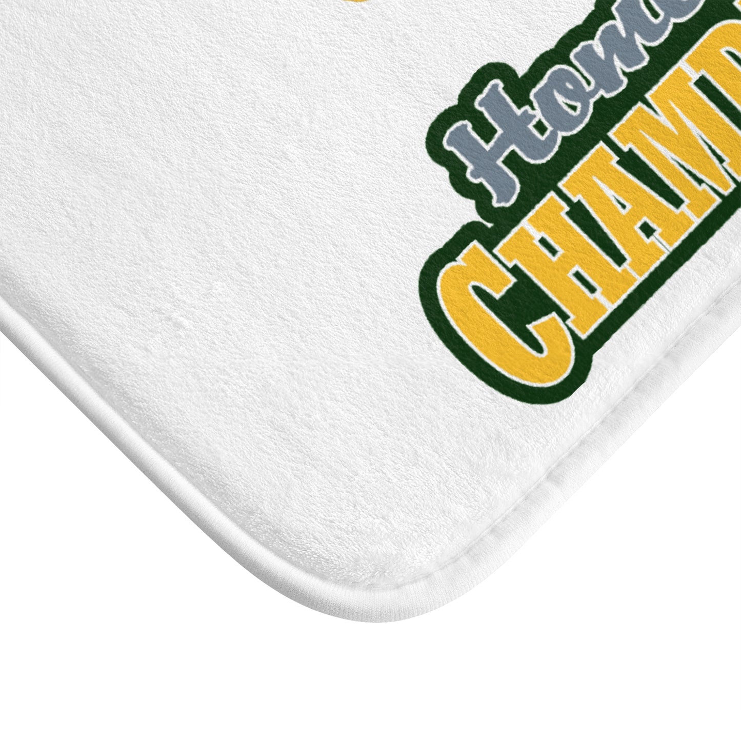Home of Champions Wolf Bath Mat — Team Spirit Bathroom Rug