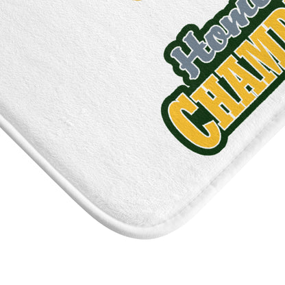 Home of Champions Wolf Bath Mat — Team Spirit Bathroom Rug