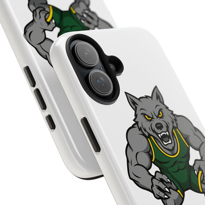 SRV Wrestling Wolf Tough Phone Case — Protective Sports Mascot Design