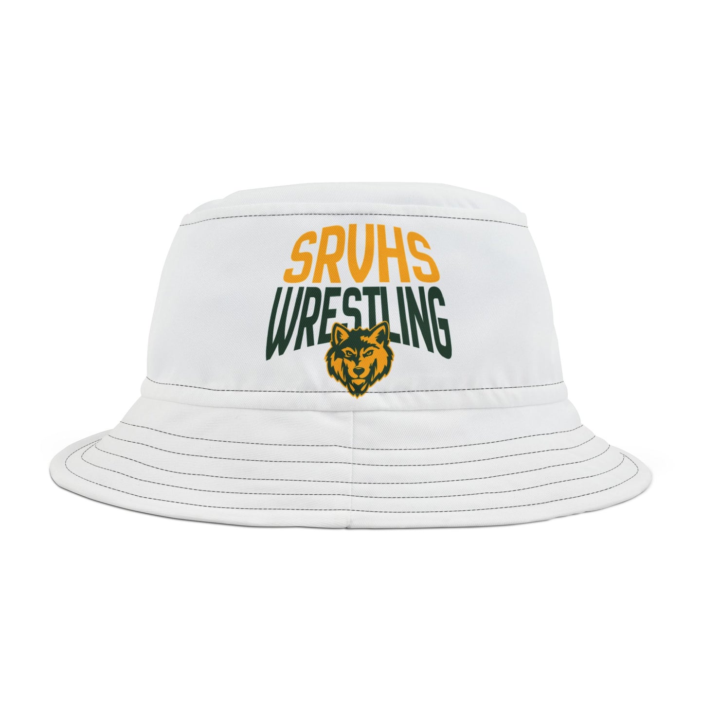 SRVHS Wrestling Bucket Hat — Lightweight Team Hat with Tiger Logo