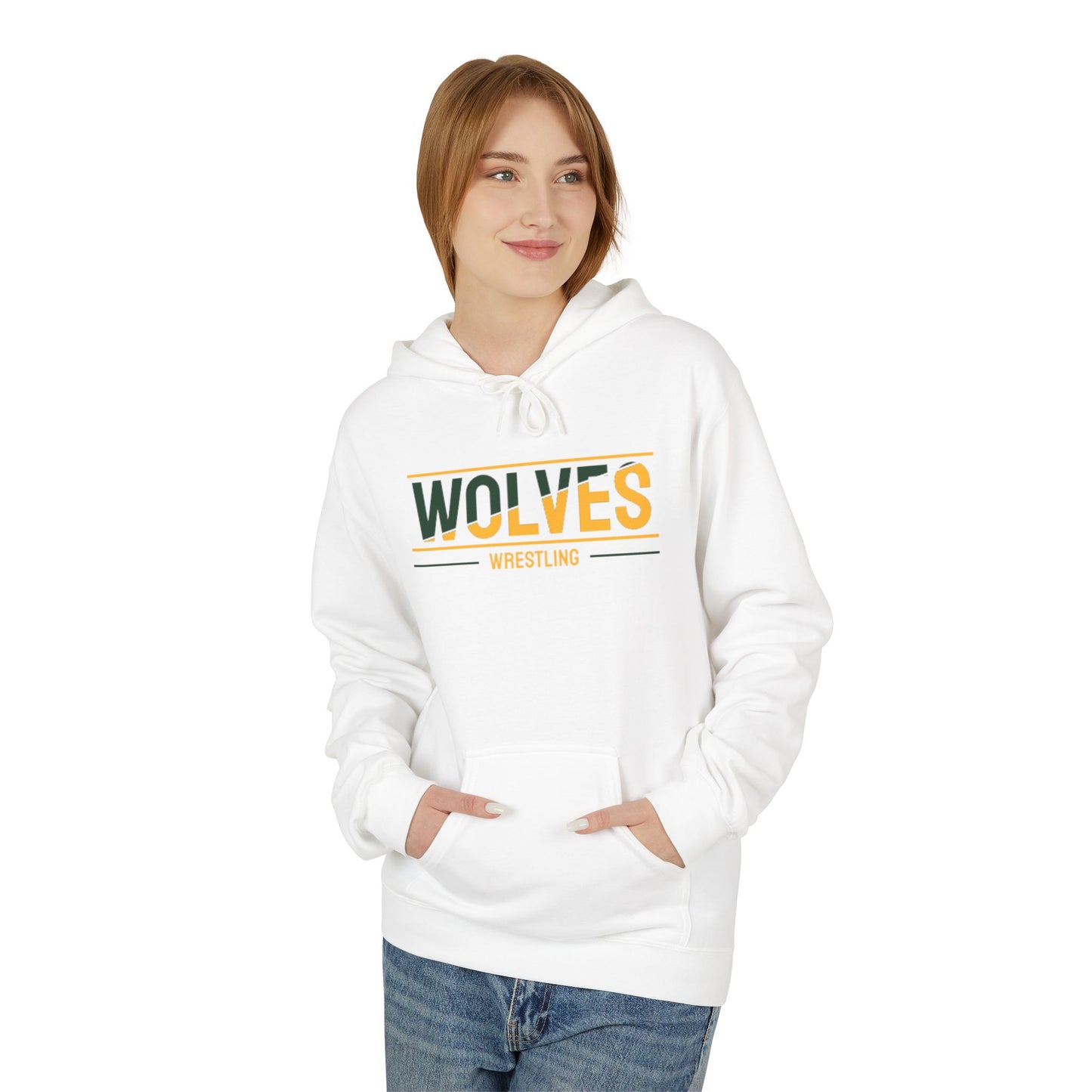 Wolves Wrestling Team Hoodie — School Spirit Athletic Pullover