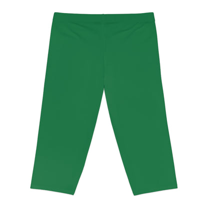 SRVHS Wrestling Women's Capri Leggings — School Spirit Athletic Wear - Green
