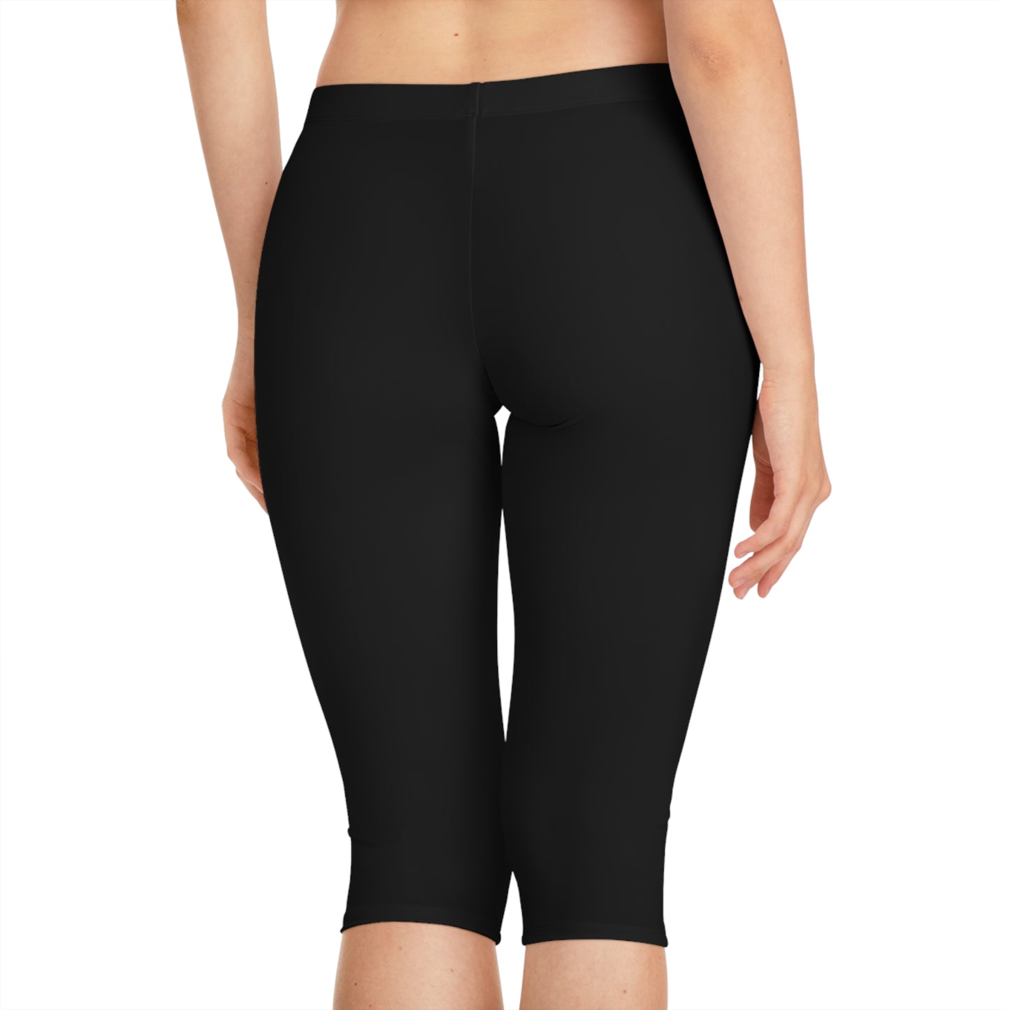 SRVHS Wrestling Women's Capri Leggings — School Spirit Athletic Wear - Black