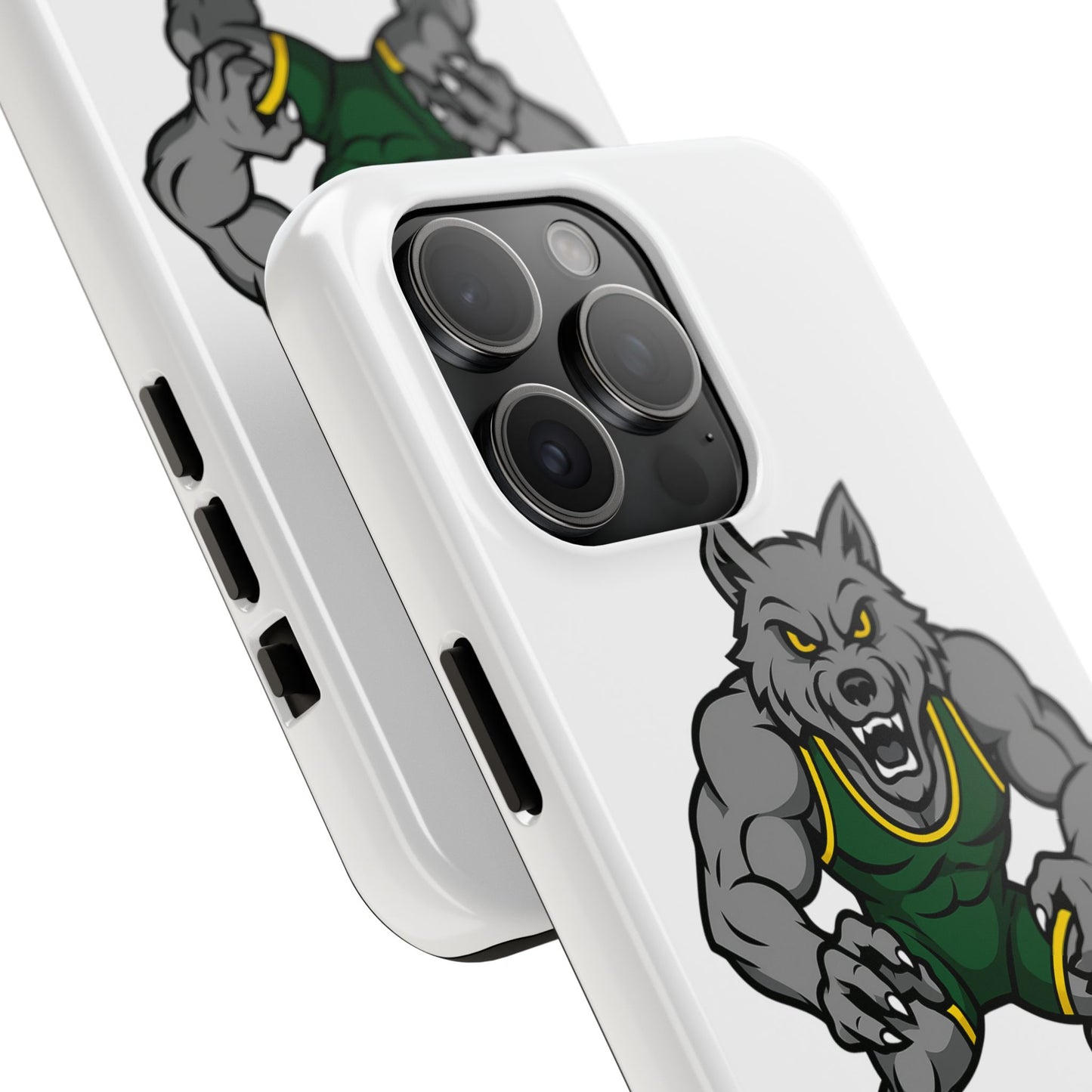 SRV Wrestling Wolf Tough Phone Case — Protective Sports Mascot Design