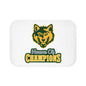 Home of Champions Wolf Bath Mat — Team Spirit Bathroom Rug