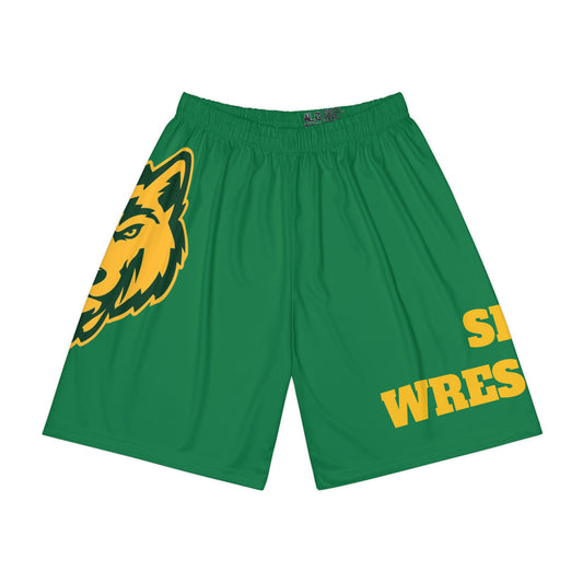 Men’s Sports Shorts Wrestling Green