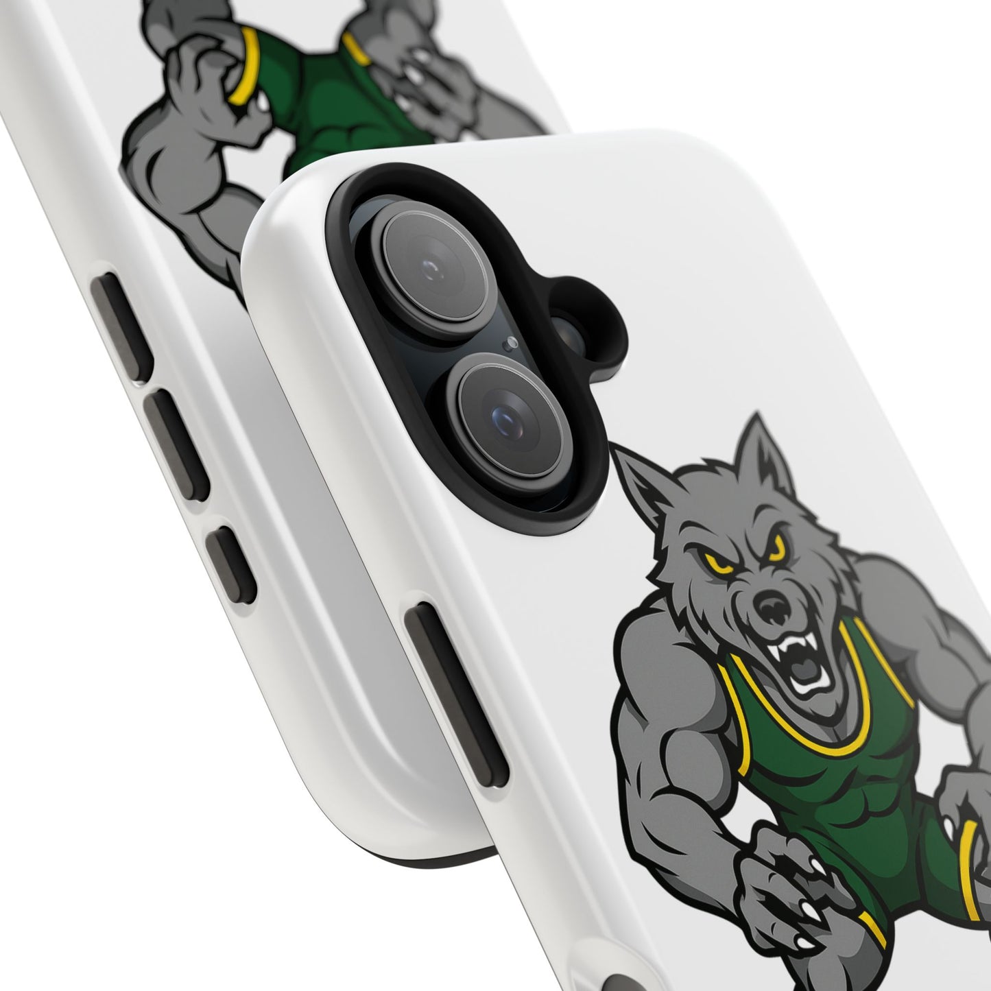 SRV Wrestling Wolf Tough Phone Case — Protective Sports Mascot Design