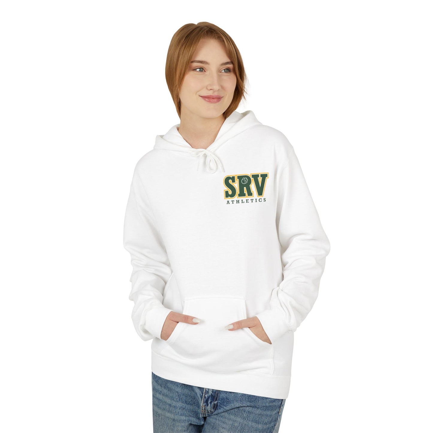 SRV Athletics Women's Wolf Wrestler Hoodie — Strength Mascot Pullover